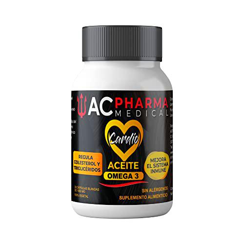 ACEITE OMEGA 3 capsulas - Omega 3 de 1000mg - Sin Pescado ni Metales Pesados