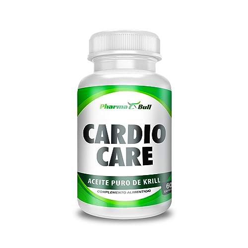 PharmaBull Cardio Care/Vitaminas Esenciales para la Salud Cardiovascular/Con Aceite de Krill Puro / 60 Perlas