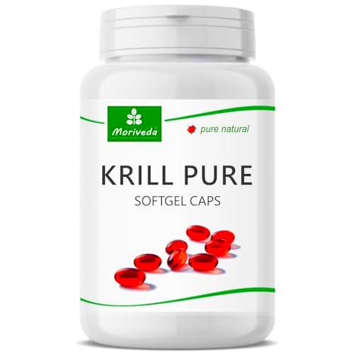 MoriVeda PURE Antarctic Krill Oil Cápsulas 500mg, 90 Cápsulas